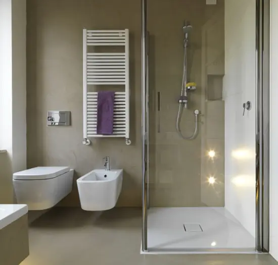 Acabado de microcemento para baños